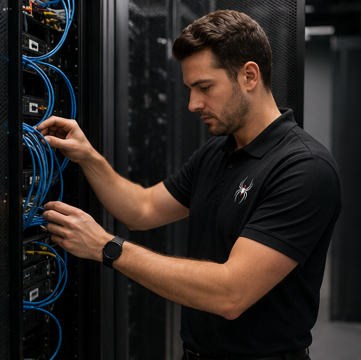 WidowByte tech support — professional on-site service